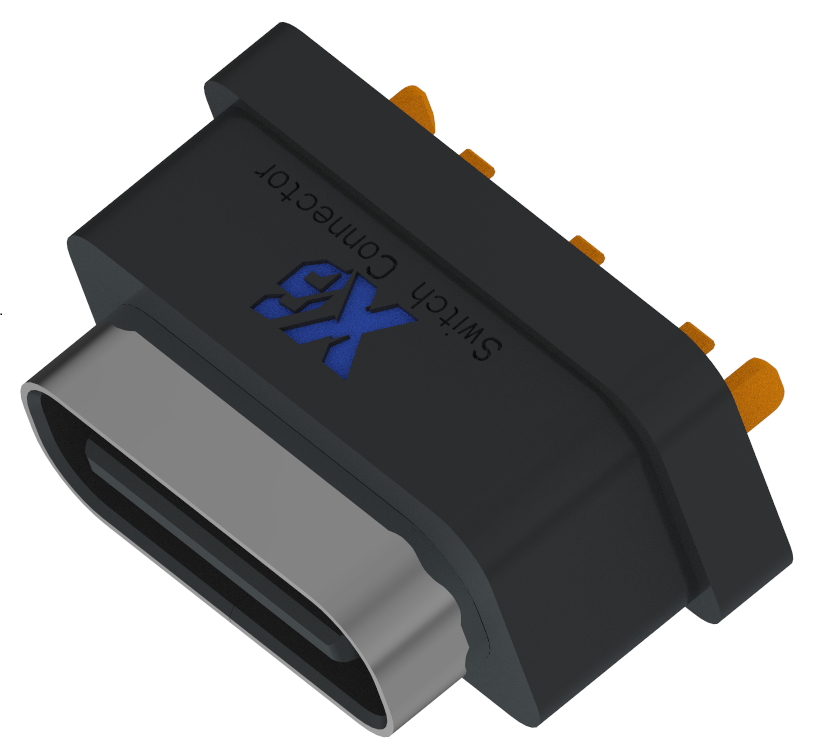 XB-TYPE C 3 P立挿防水メスホルダH=6.8 mm（ストリップ鋼片）